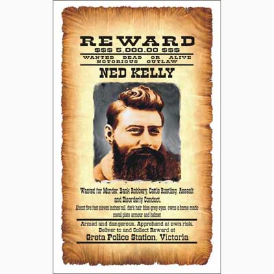 Ned Kelly Tea Towel